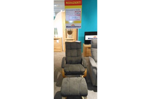 Relaxsessel Celine mit Hocker • Möbel Centrale • Schongau | Penzberg