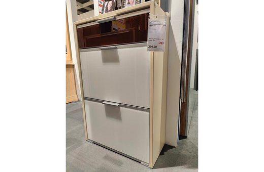 Schuhklappschrank mit Spiegel • Möbel Centrale • Schongau | Penzberg