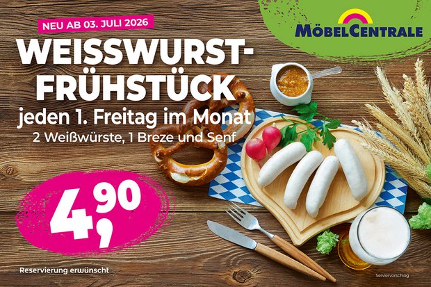 Weisswurstfrühstück • Möbel Centrale
