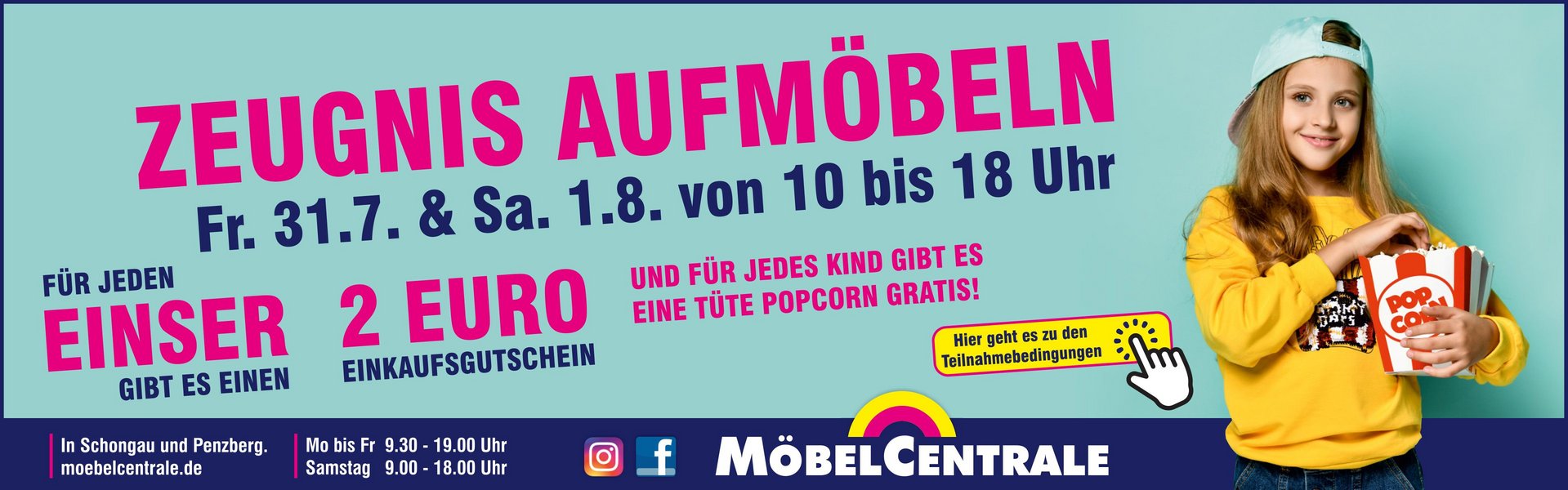 Zeugnis-Aktion 2026 • MöbelCentrale