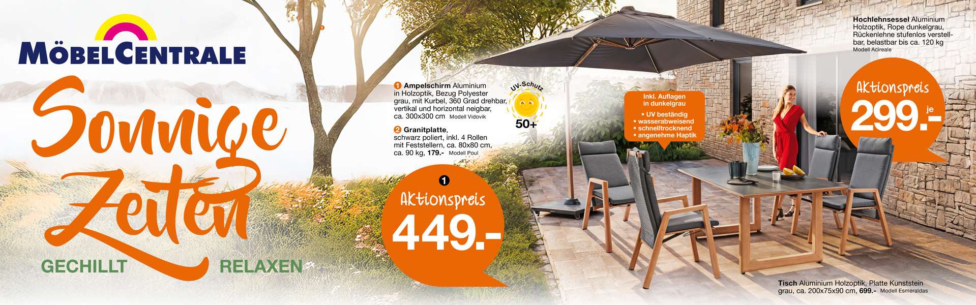 Gartenmöbel • MöbelCentrale | Schongau & Penzberg