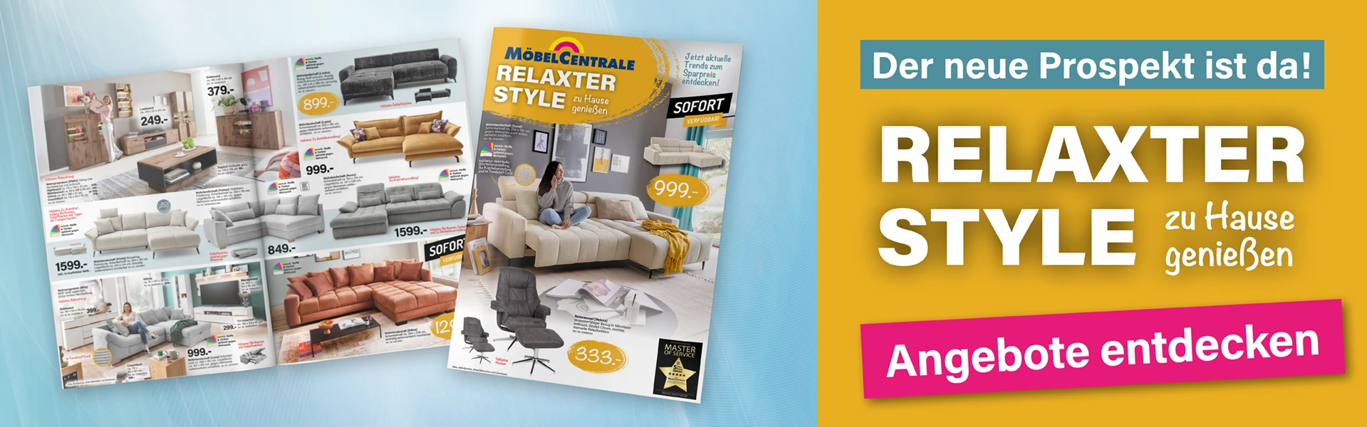 Relaxter Style im eigenen Zuhause bei der Möbelcentrale
