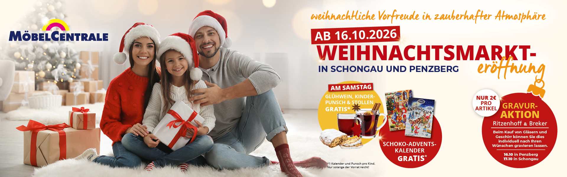 Weihnachtsmarkteröffnung • MöbelCentrale 